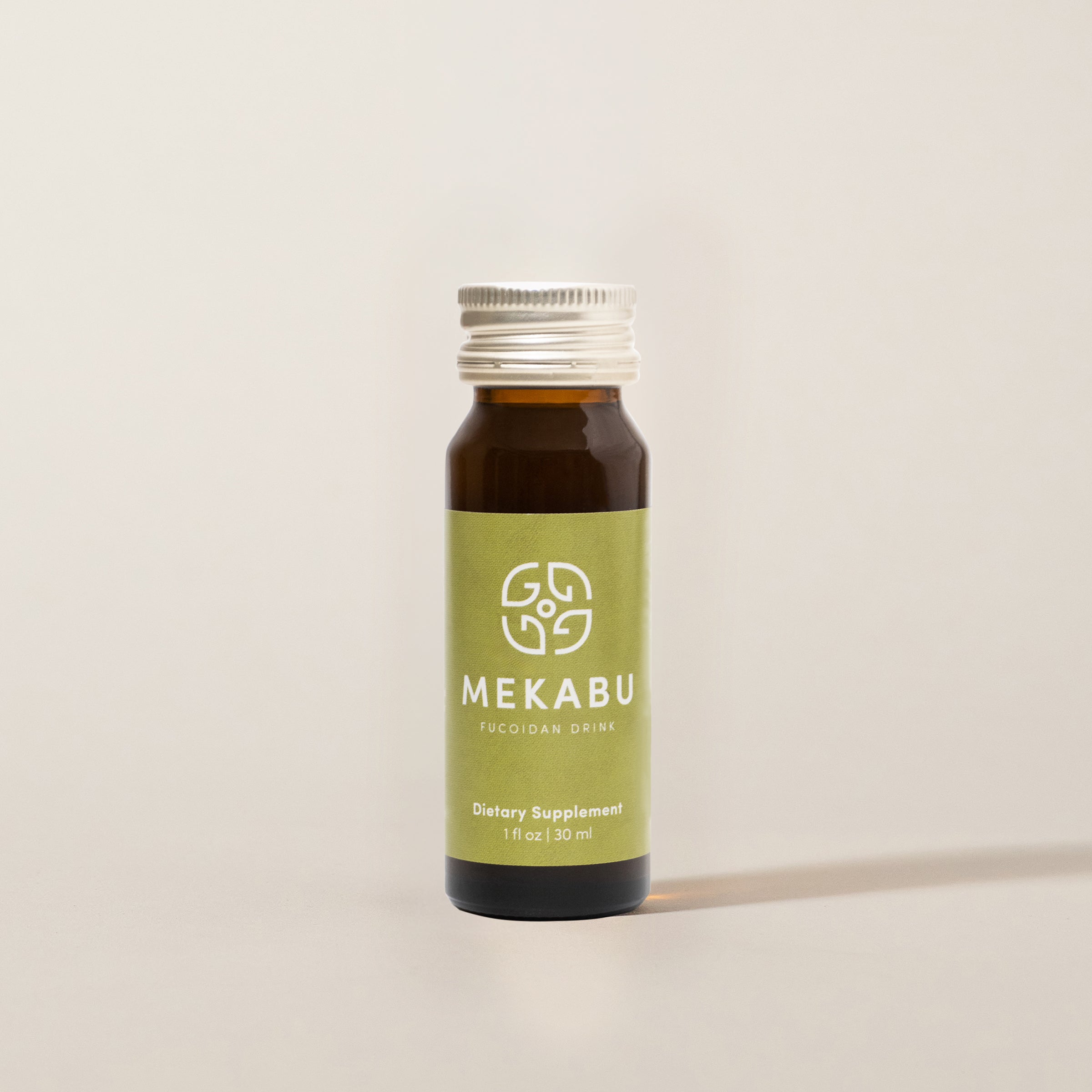 Bottle of premium collagen beauty drink with orange flavor.