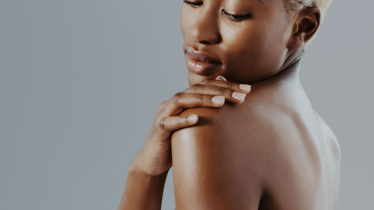 Woman with smooth clear skin