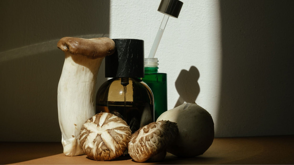Skincare Products with Mushrooms