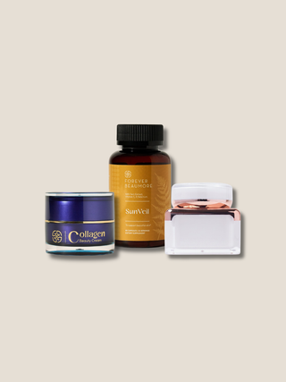 Bộ Black Pearl, Collagen Beauty Cream, tặng Sunveil Capsules