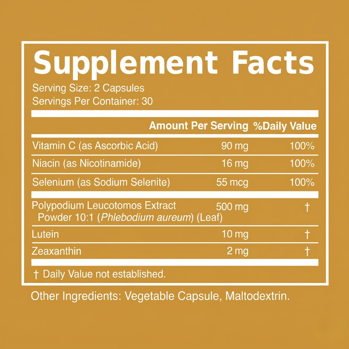 SunVeil Daily Defense Supplement